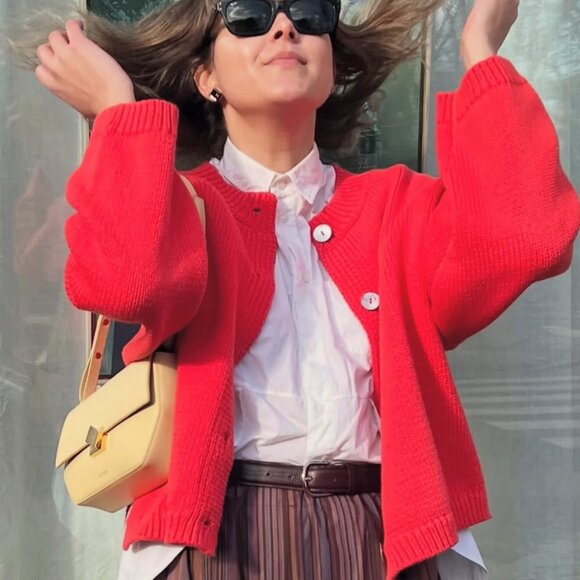 Nikki Chasin Shiloh Cotton Cardigan - small - Picture 6 of 8